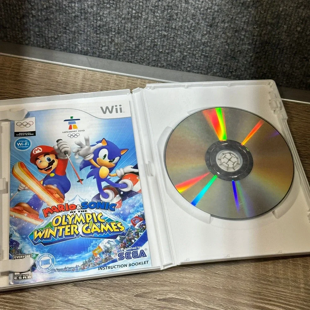 Sega Mario & Sonic at the Olympic Winter Games Nintendo Wii CIB RVL-P-ROLE